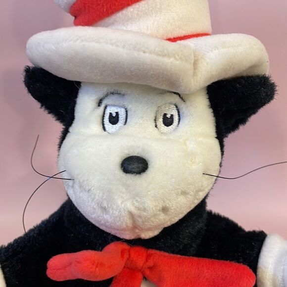 Vintage 2003 Dr. Seuss’ The Cat In The Hat Movie Plush Hand Puppet - Collectable - Picture 9 of 11